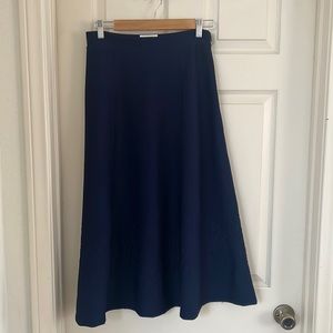 Blue MIDI Skirt Anthropologie (Maeve)